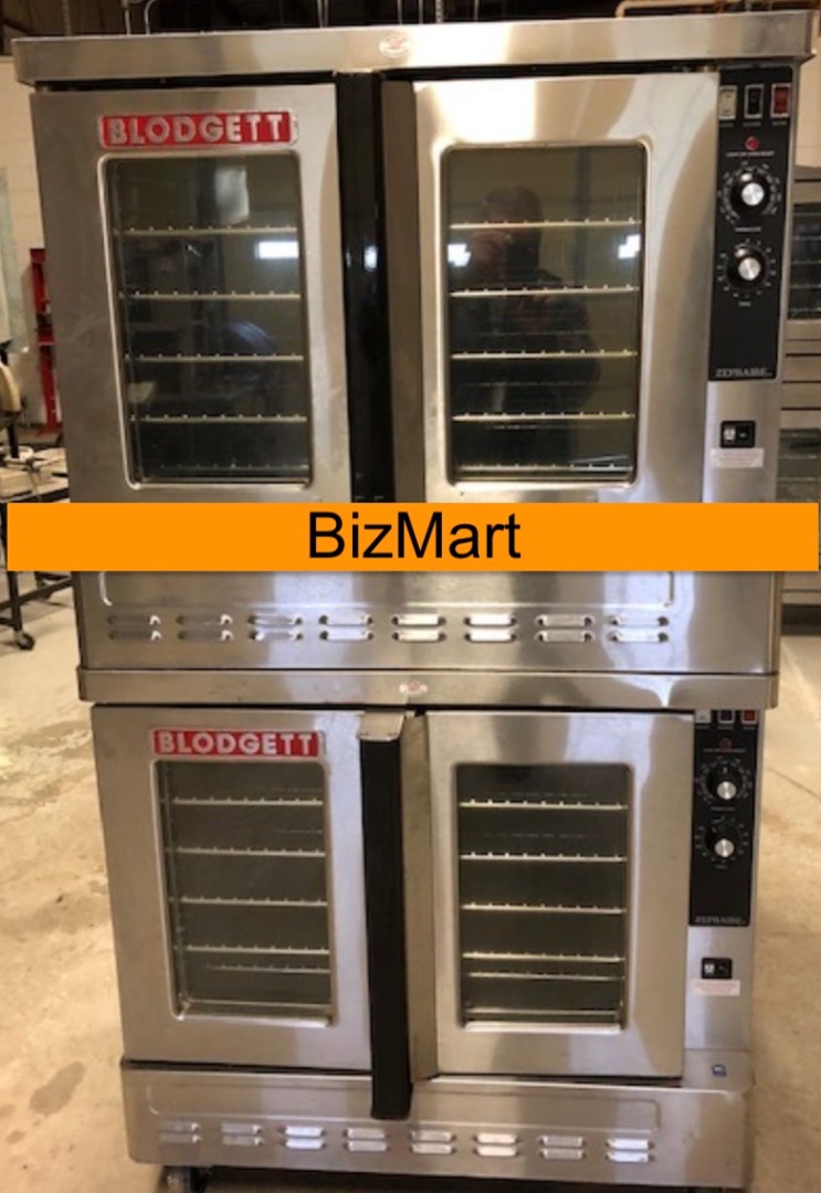 Used Blodgett ZEPH200G Bakery Depth Gas Double Stack Convection Oven