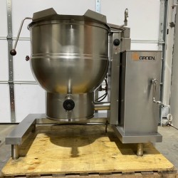 Groen 40 Gallon Electric Steam Jacketed Tilt Kettle Used, Tested Good