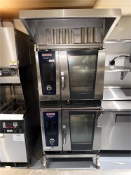 Rational iCombi Pro XS Electric Combi Oven 1PH W Ansul Hood Used, Tested Good
